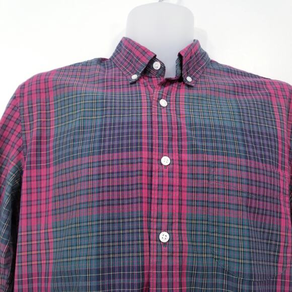J. Crew Plaid Casual Slim Button Front Shirt - Picture 2 of 11